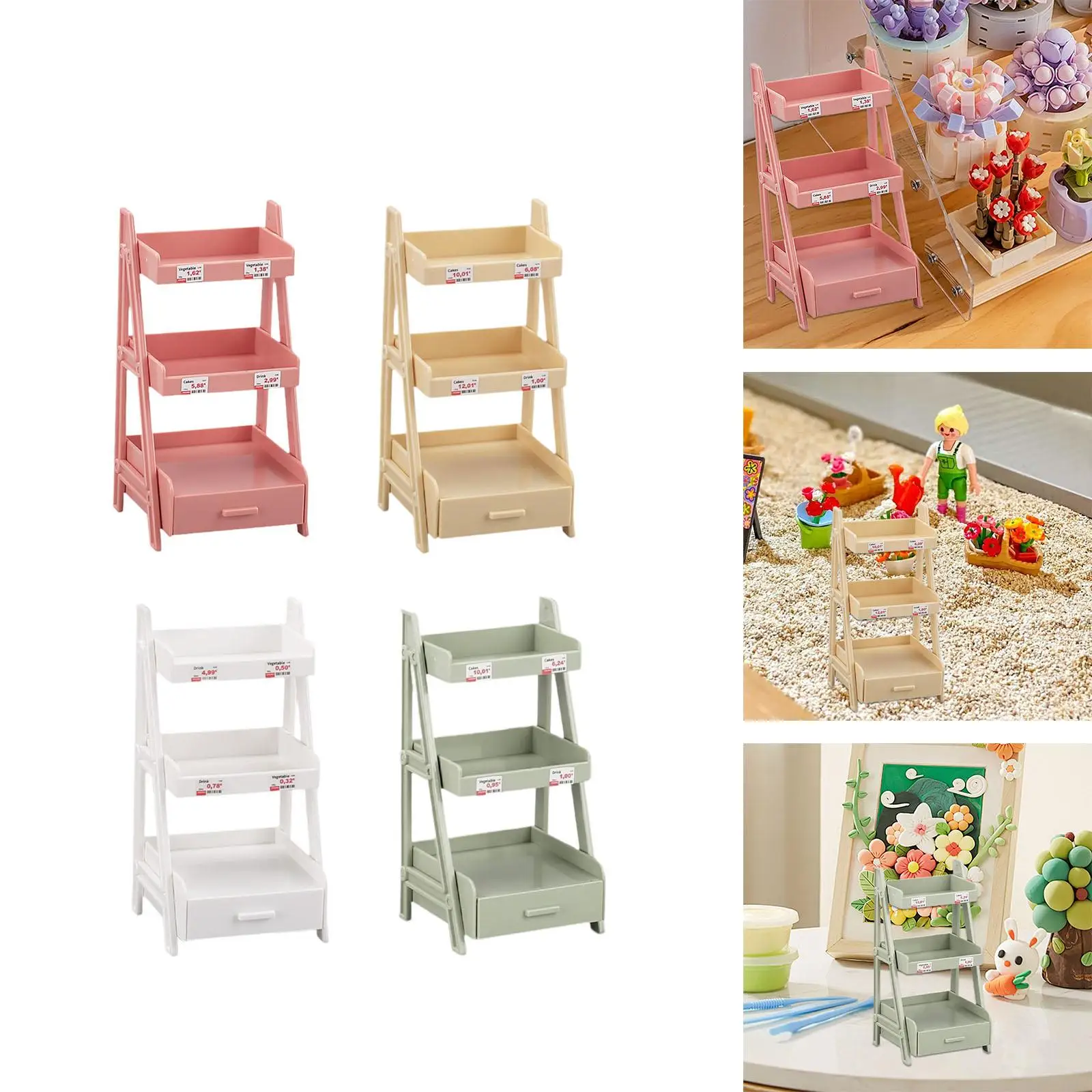 1/12 миниатюрная подставка для растений стойка цветочных горшков аксессуары