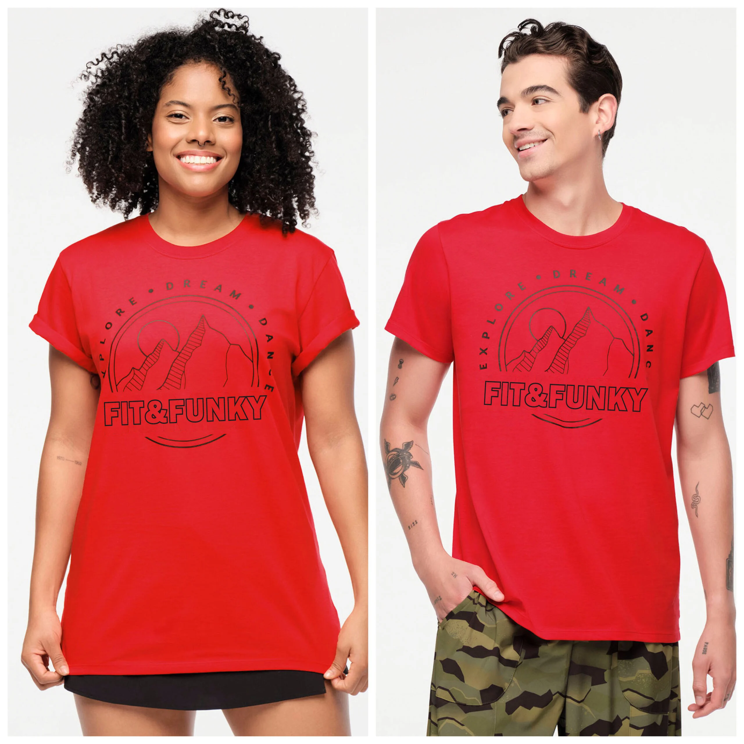 ABCDE фитнес-досуг спортивная хлопковая мужская и женская футболка с короткими