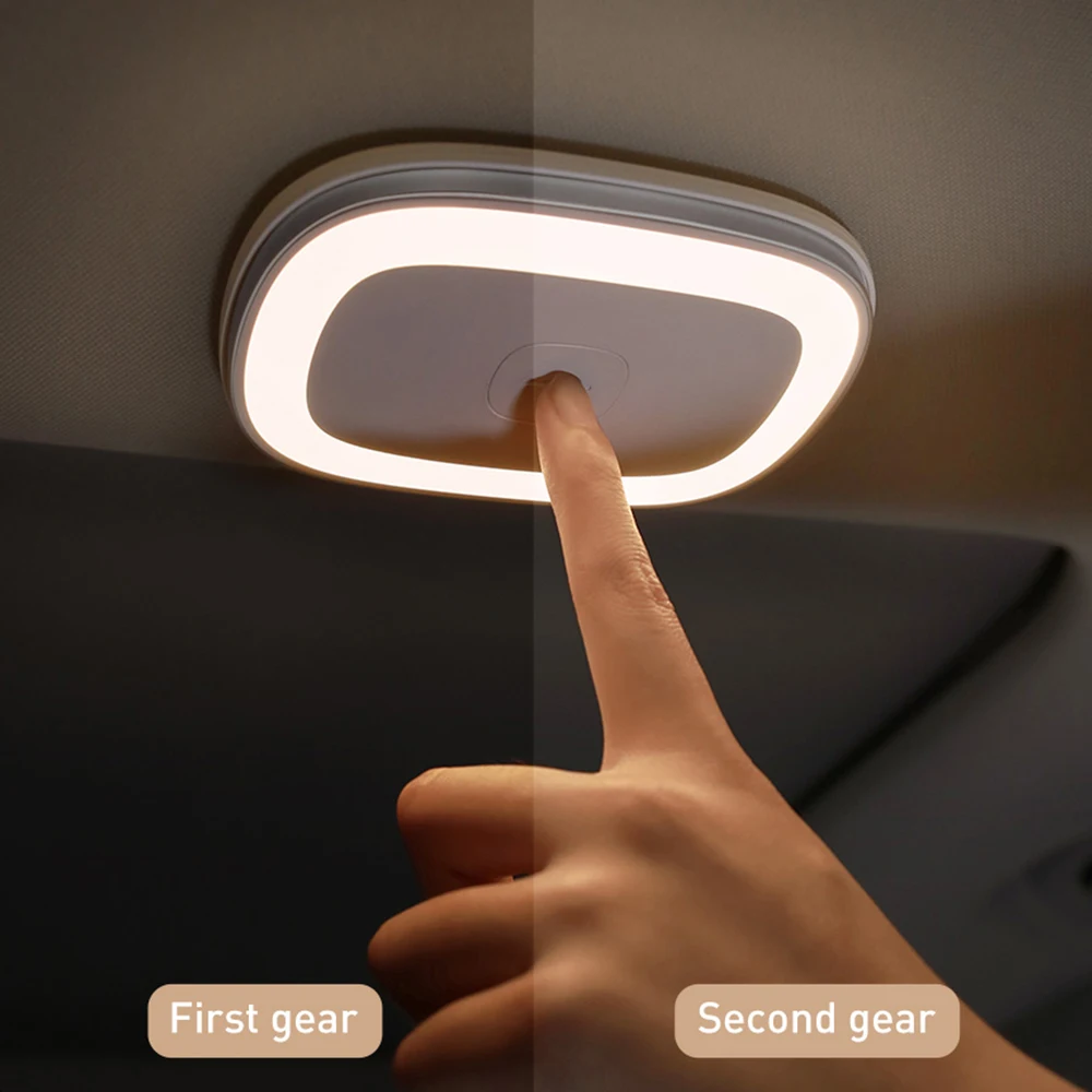 

Car Reading Light Rechargeable Magnetic LED Interior Lamp Wireless Touch Sensor Night Light Ceiling Lamp