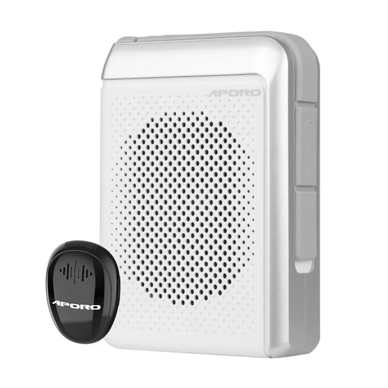 Беспроводной мегафон APORO-T18mini с креплением-клипсой, 2.4G - усилитель звука с длительным временем работы от батареи для учителей и экскурсоводов. (art.: 3920dcc43ff9c) - 3920dcc43ff9c