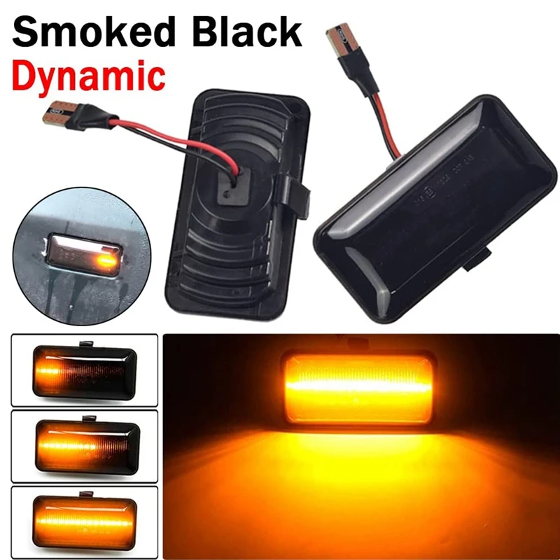 2 шт. динамические лампы для указателей поворота Passat B3 Jetta A2 A3 Golf 3 Seat Ibiza Cordoba 1