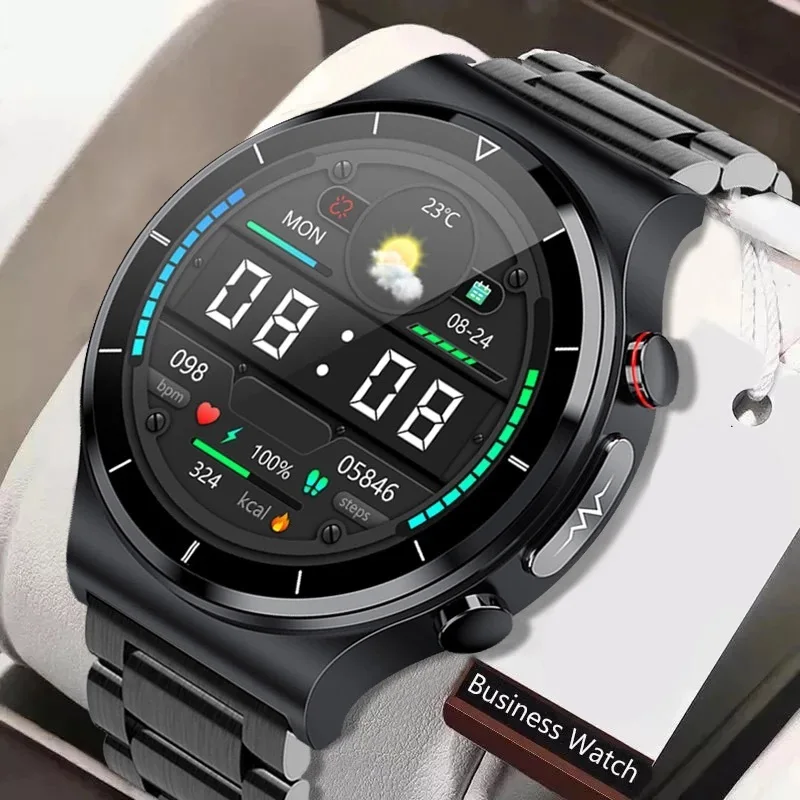 

XIAOMI Smart Watch 360*360 HD Full Touch Screen ECG Heart Rate Monitor Blood Oxygen Sport Smartwatch Custom Dial Clock 2022