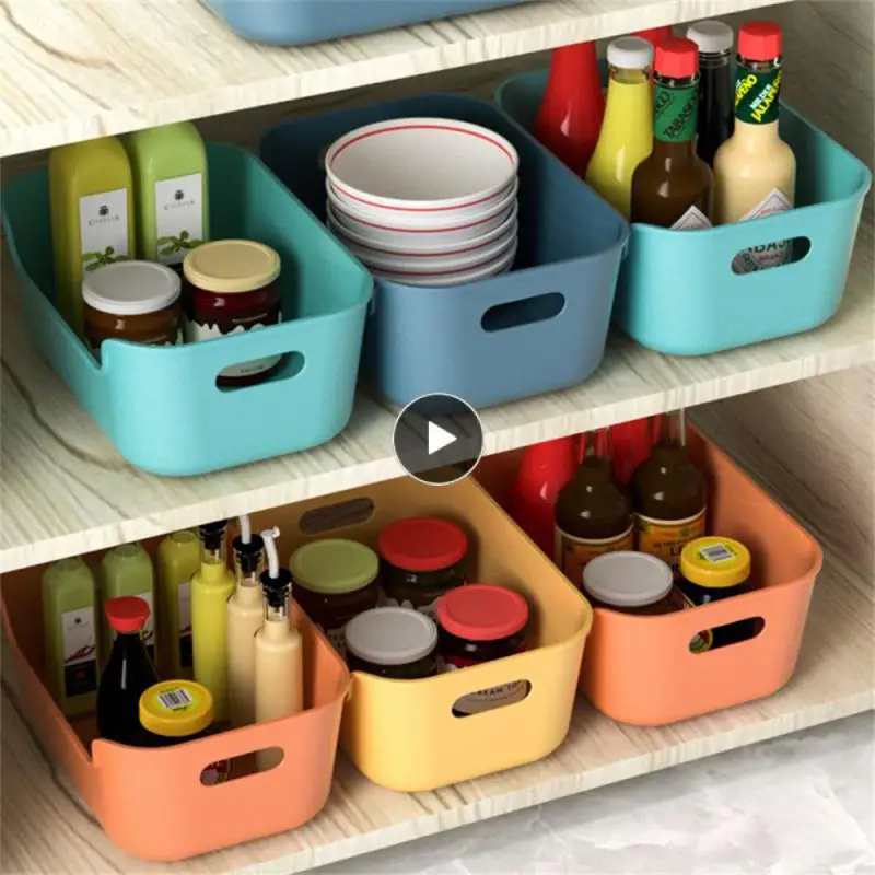 

Heighten Storage Basket Storage Classification Portable Big Exposure Multifunction Household Non-slip Grocery Basket Desktop
