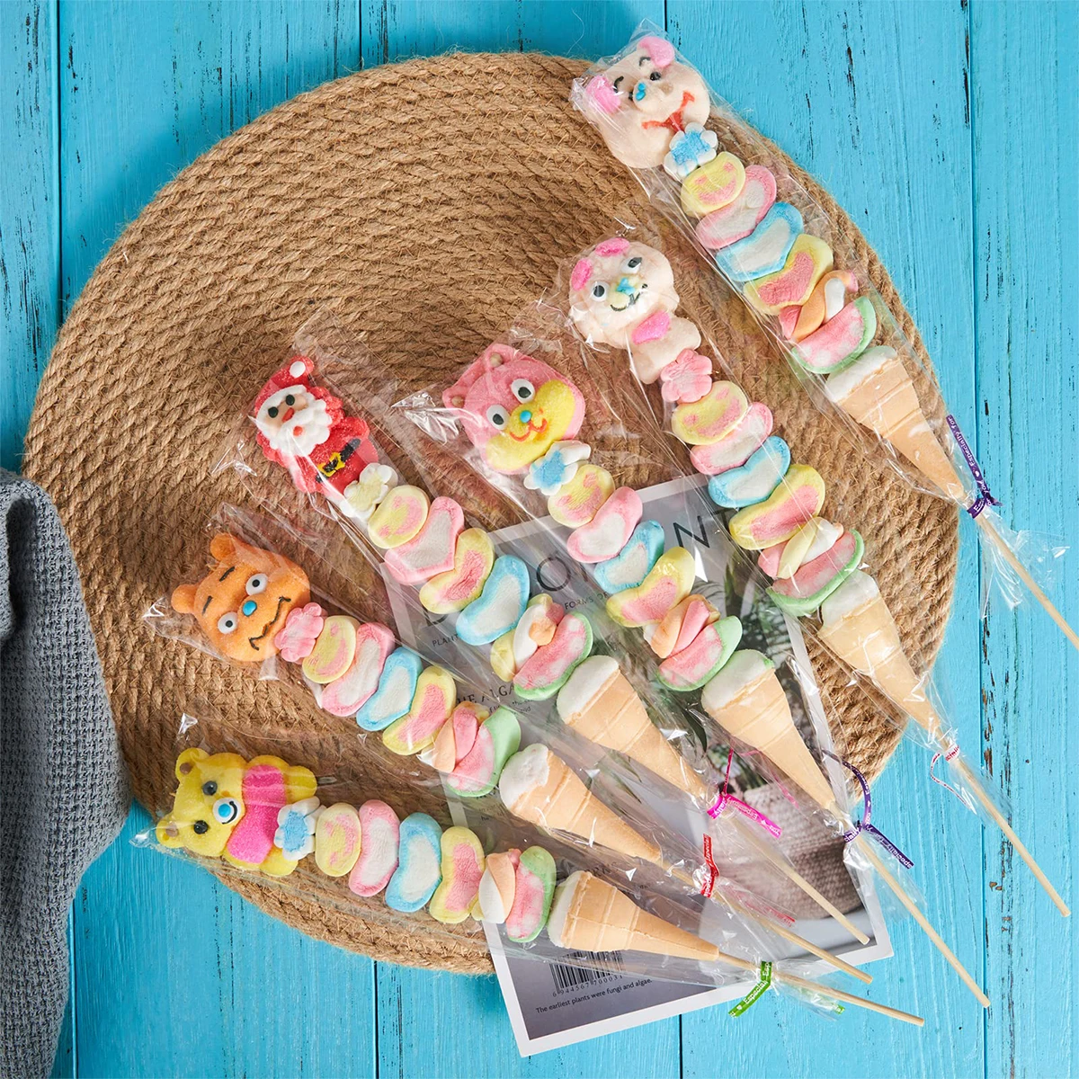 50 шт. прозрачные квадратные пакеты для конфет