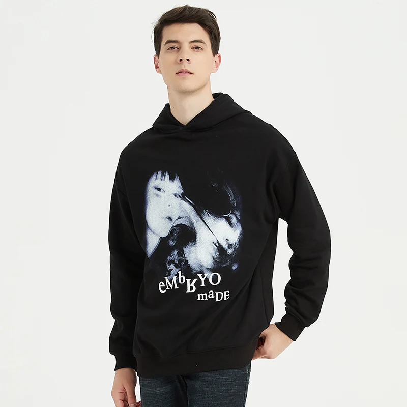 

HeeneBerry уличная одежда худи в стиле хип-хоп, свитшот, пуловер с принтом в виде иллюзии девушки, хлопковая Повседневная Осенняя толстовка с кап...