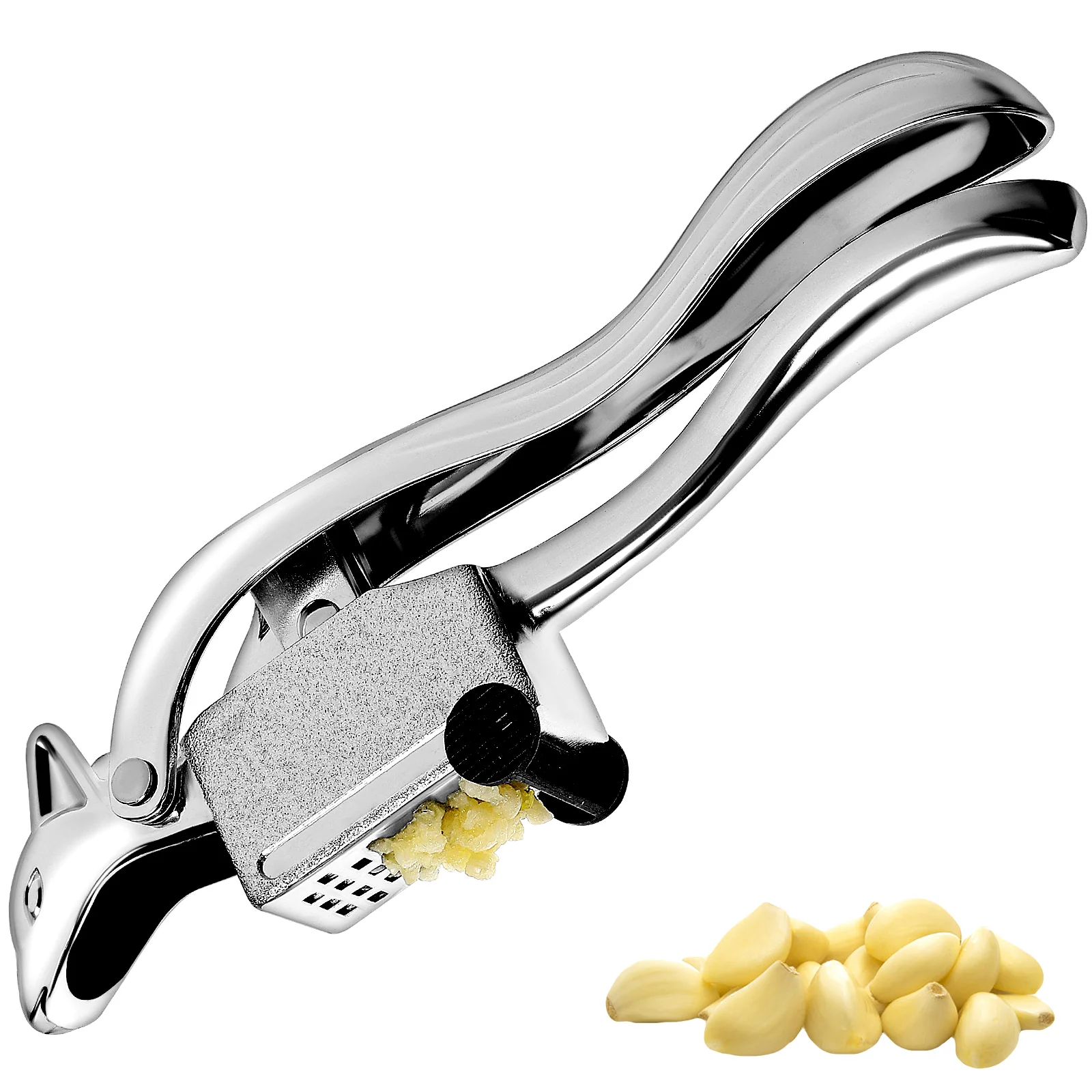 

Garlic Press Mincer Crush Tool Manual Grinder Tools Nuts Slicer Vegetable Squeezer Kitchen Metal Machine Ginger Chopper Steel