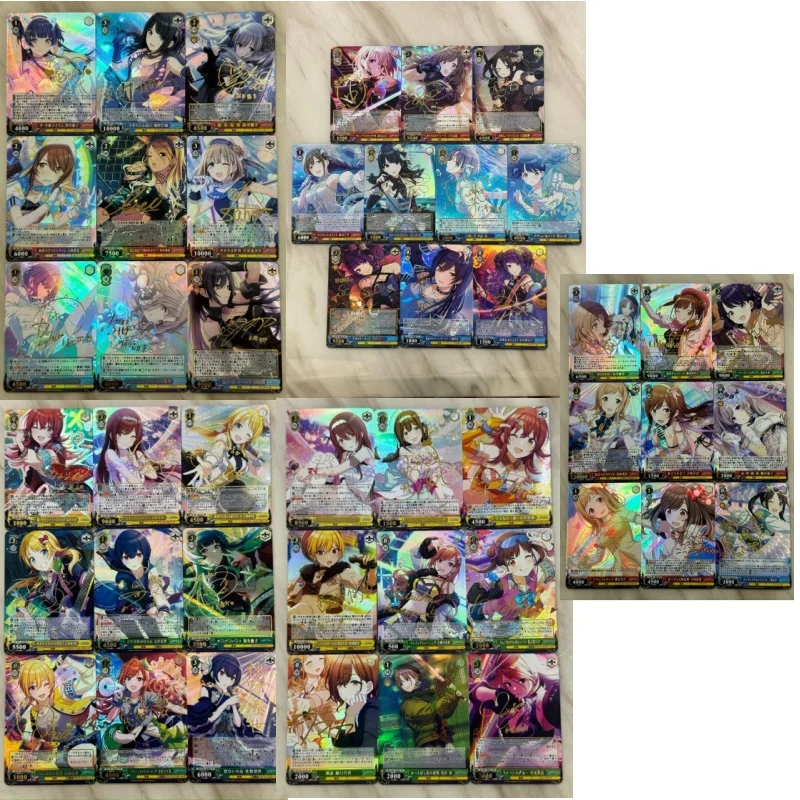 Фото DIY The Idolm Ster Shiny Colors WS Signature Color Flash Card Asahi Serizawa Ayi Izumi Koito Tsukioka ACG Game Collection Card №1