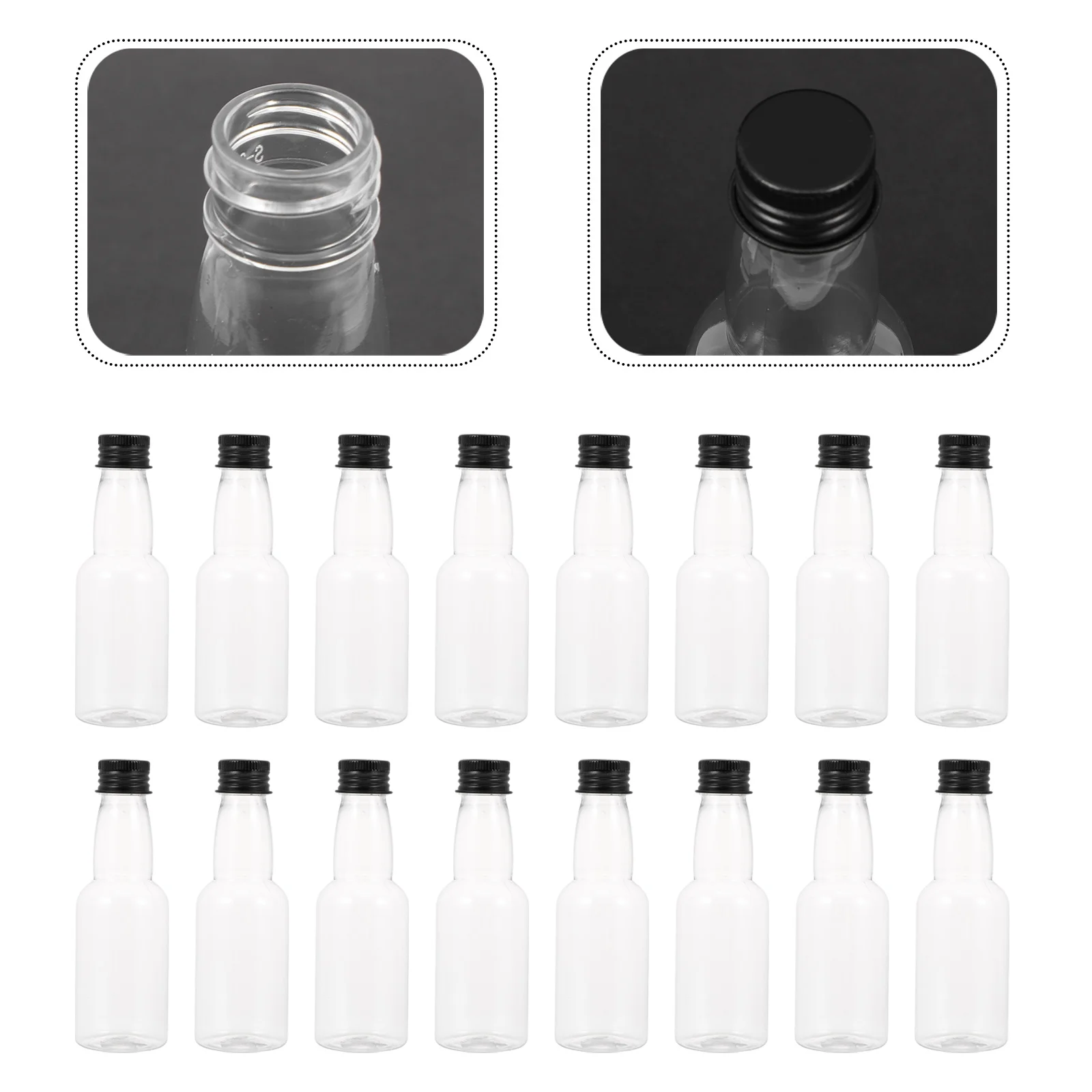 

50ml Bottle Small Multipurpose Plastic House Sauce Sub Beverage Juice Water Milk Sealing