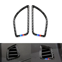 for bmw 1 2 series f20 f21 2012 2013 2014 2015 2016 2pcs carbon fiber side air conditioning air outlet cover protective trim