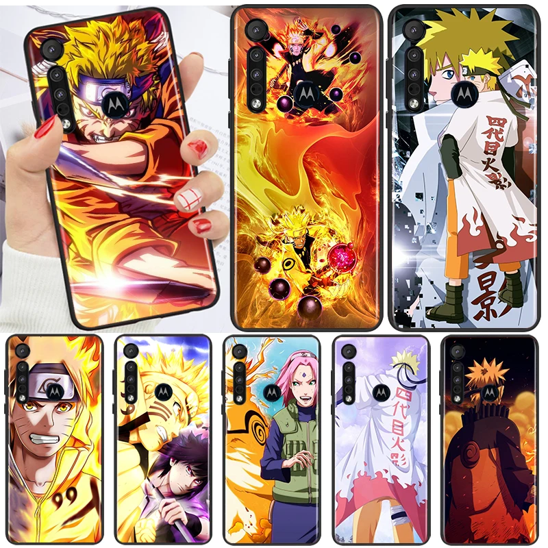 

Fashion Naruto Anime Art For Motorola Moto G9 G8 E7 G Stylus Power Lite One Macro Hyper Fusion Edge Plus Black TPU Phone Case