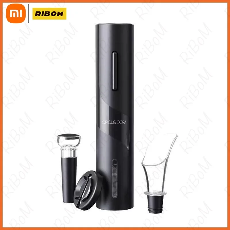 

New Xiaomi Mijia 4 In 1 Circle Joy Samurai Electric Bottle Wine Opener Set Automatic Corkscrew Red Wine Kitchen Accessories