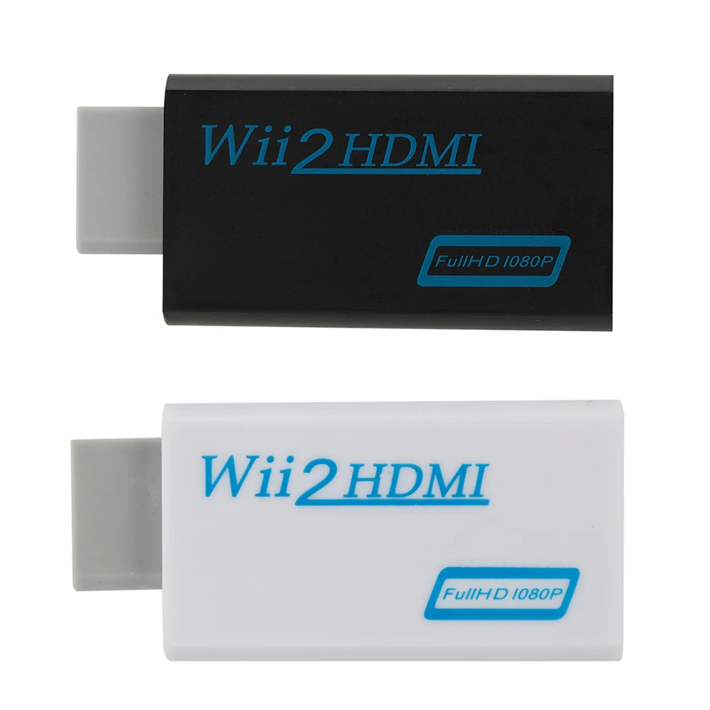 

WII to HDMI-compatible Converter Full HD 1080P Wii 2 HDMI-compatible Adapter 3.5mm Audio for PC HDTV Monitor Display