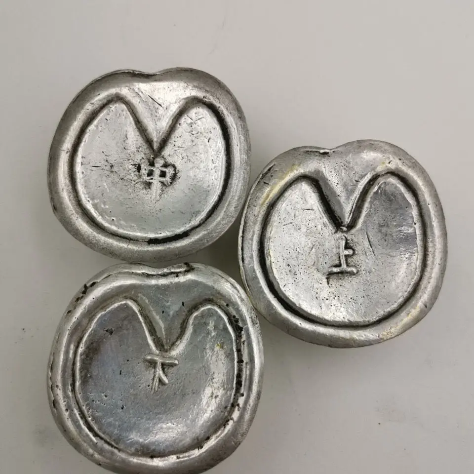 Античная бронзовая посуда античные коллекционные серебряные слитки в форме