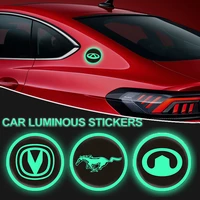 car luminous sticker night safety fluorescent decals decoration for lada 2105 vesta niva 2121 4x4 snorkel parachoque accessories