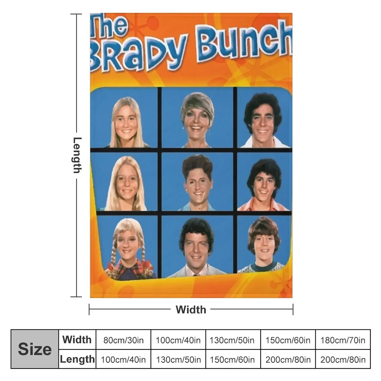 Одеяло Brady Bunch идеи подарков на День святого Валентина мягкие плед для детских