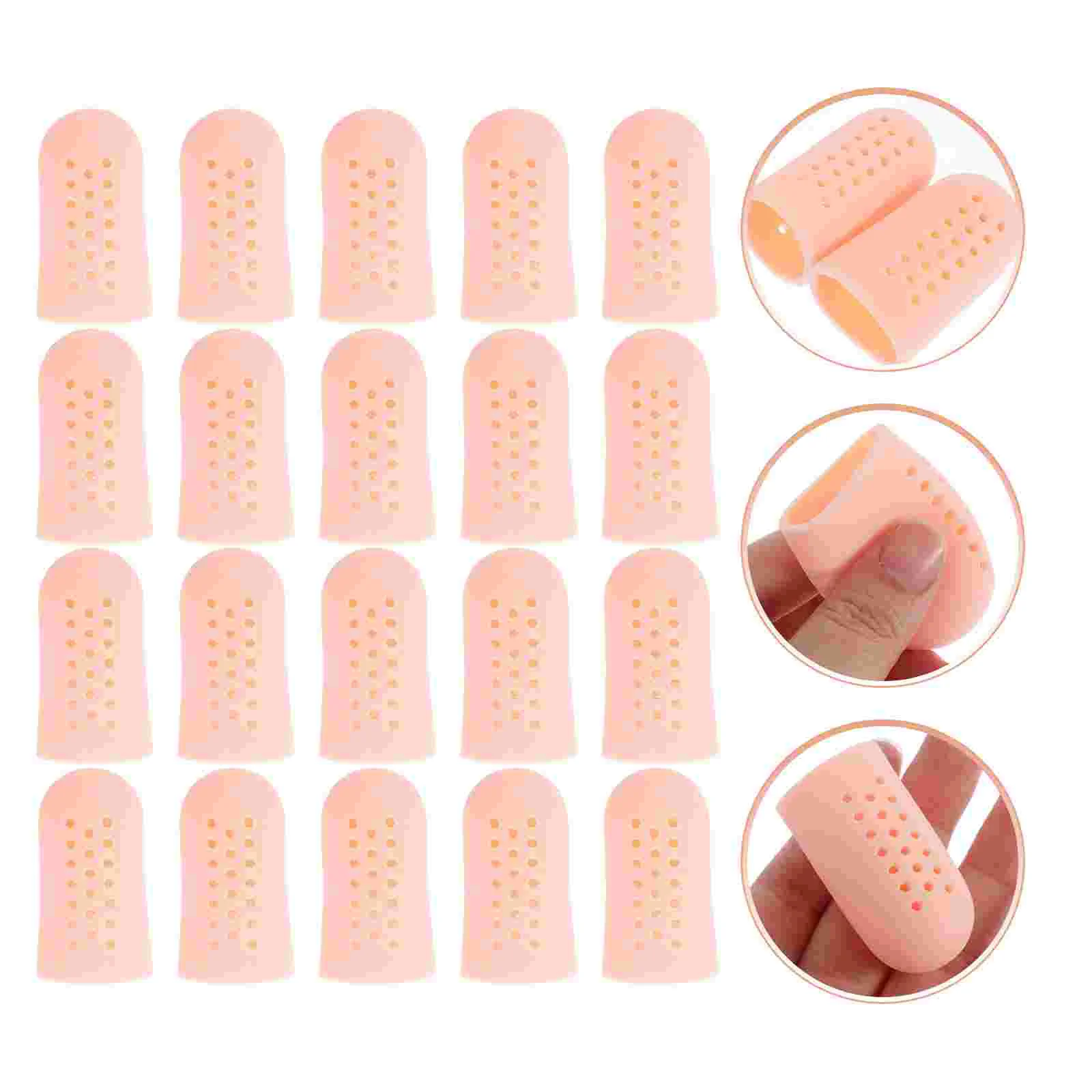 

Toe Finger Protector Cover Covers Sleevehole Corn Caps Anti Wear Sleeves Protectors Small Care