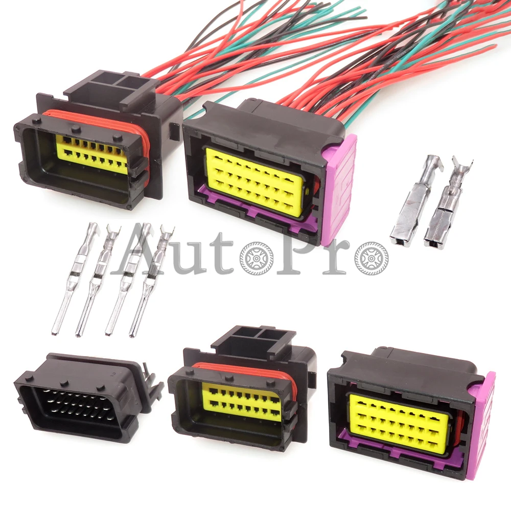 1 компл., 24 Отверстия, коннектор печатной платы, 211PC249S8005 211PL249S0023 211PC249S0005, автомобильный конвертер масла, газа, жгут проводов, гнездо