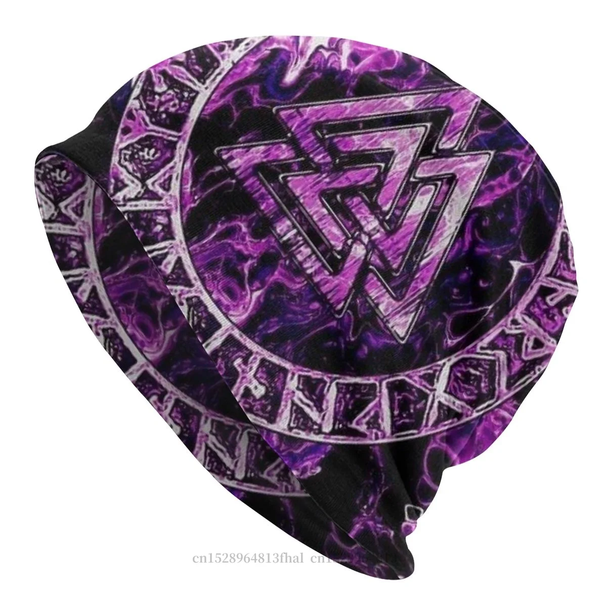 

Vikings Autumn Spring Hats Purple Thin Hat Bonnet Special Skullies Beanies Caps Men Women's Earmuffs