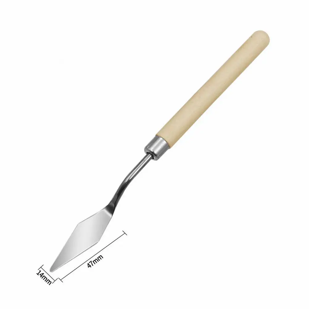 

Stainless Steel Palette Scraper Spatula Knives Student Artist Scrape Art Crafts Professional Tools Oil Painting Knife Blade