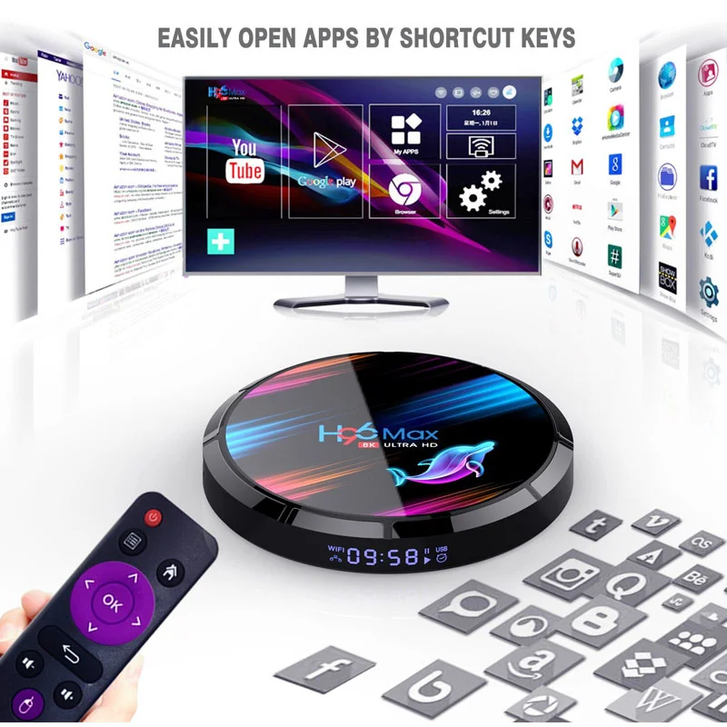 IP TV M3U 4K Smarters Pro Android Box bluetooth H.265 проигрыватель 2 4G Wifi все Европы XXX Amlogic PC Ott Xtream