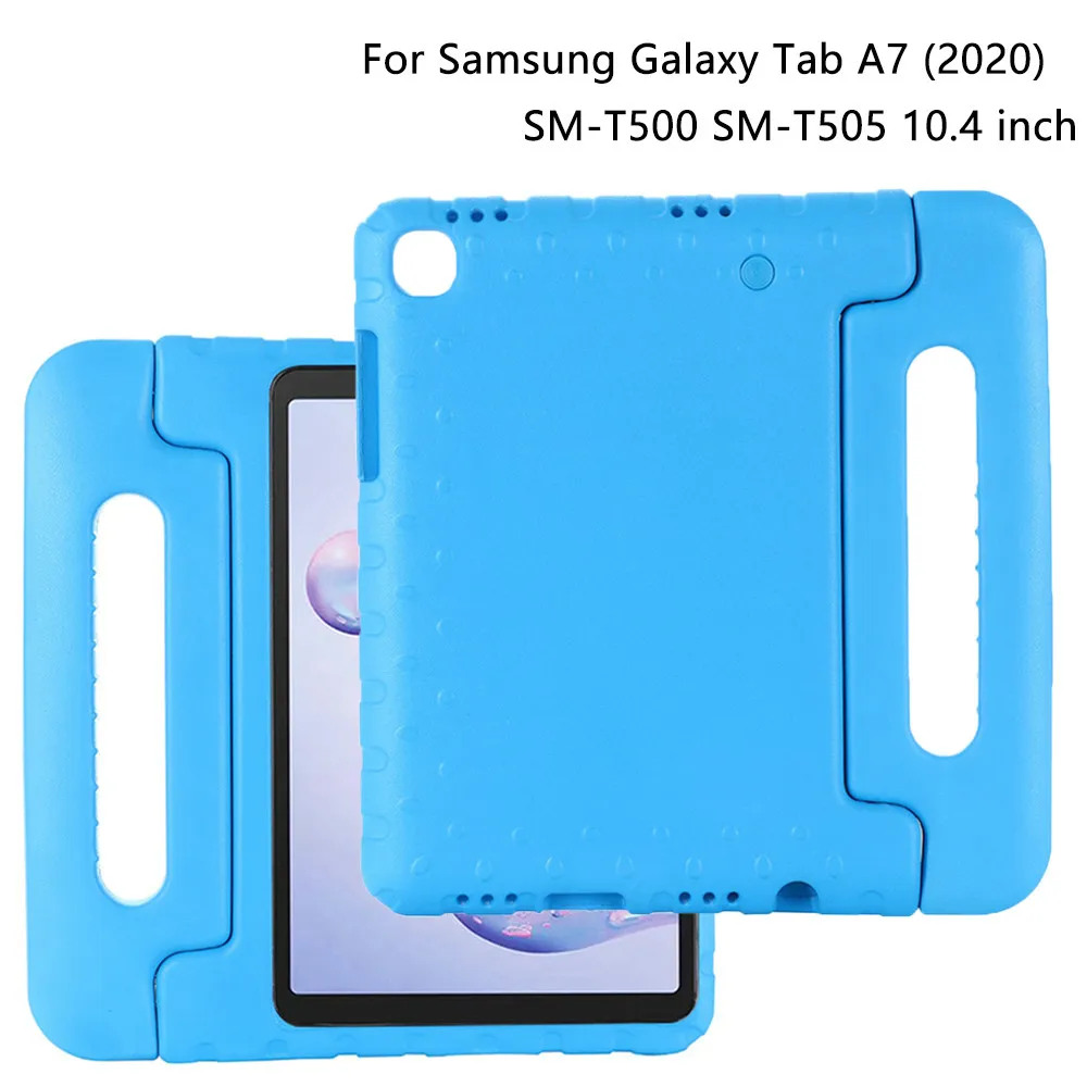 

Case For Samsung SM-T500 SM-T505 EVA Kids Cover For Samsung Galaxy Tab A7 10.4 2020 Hand-held Nontoxic Shock Proof Stand Coque