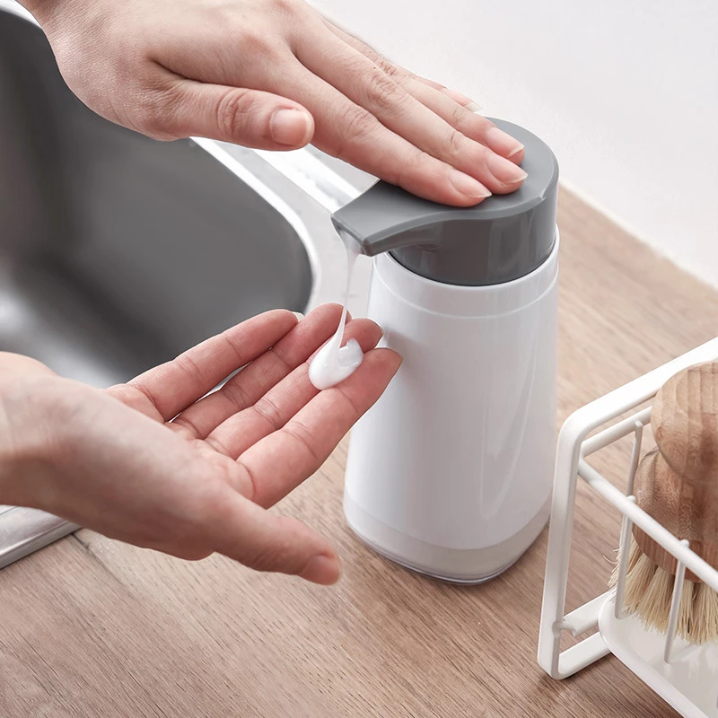 

Manual Press Shampoo Soap Dispenser Bathroom Shower Liquid Lotion Pump Container Bottle Wash Cleaning Liquid Storage Container