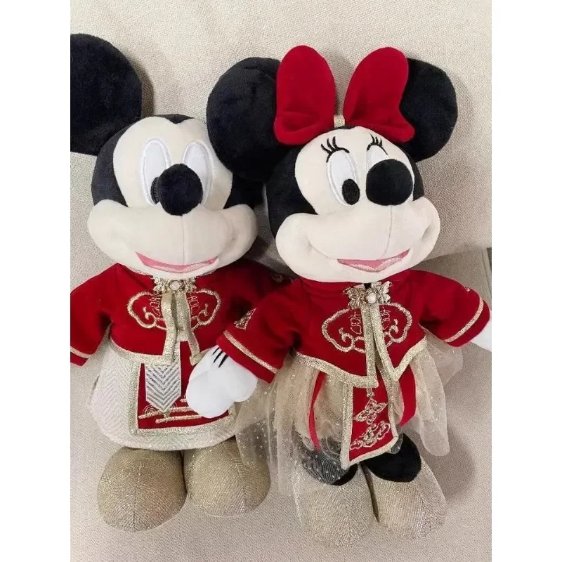 36 см Disney Микки и Минни Маус строительная милая плюшевая игрушка мультяшная
