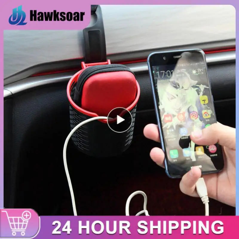 

Держатель для стакана для напитков, милая портативная фотография, портативная креативная корзина, автомобильные принадлежности, подвесная коробка для хранения на сиденье