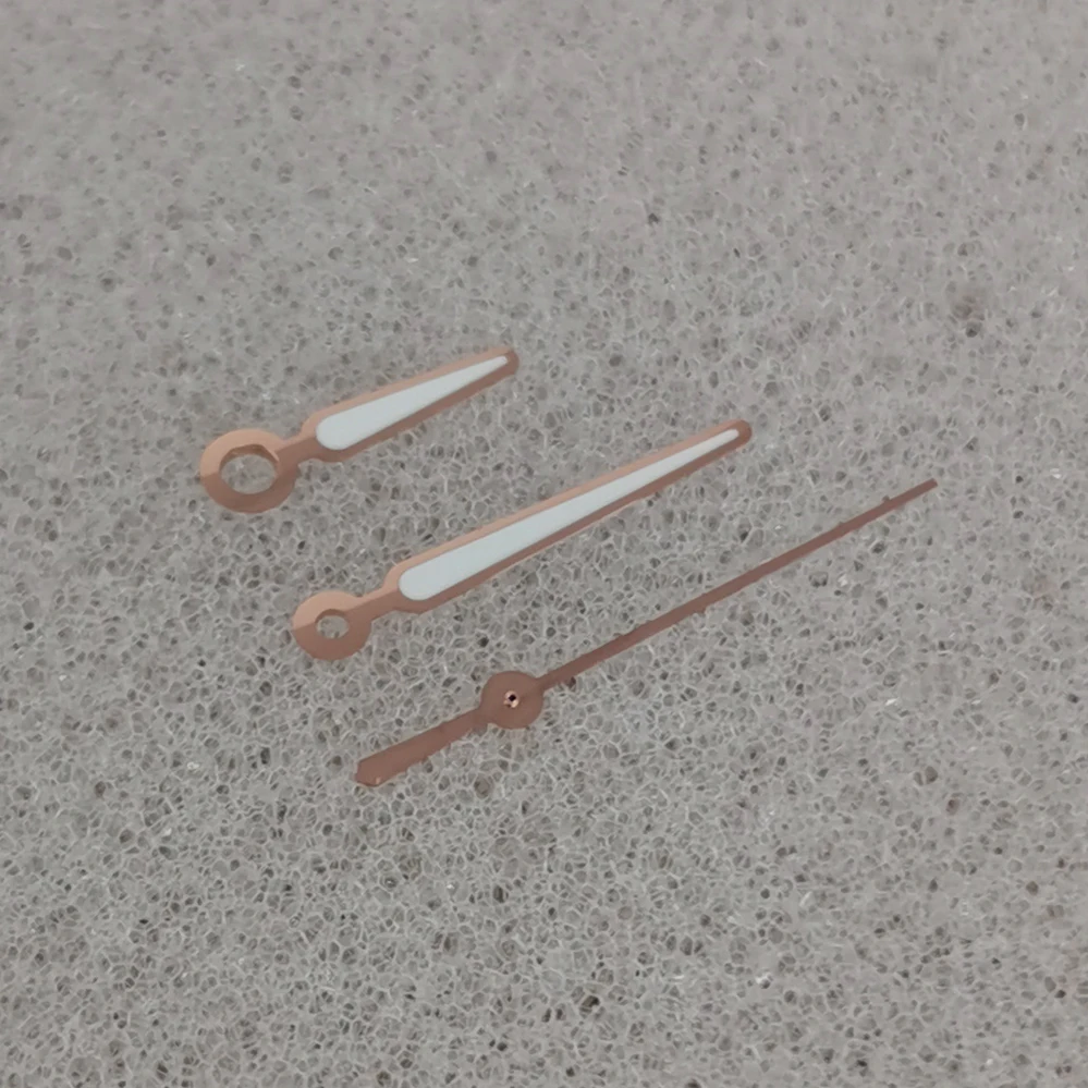 Watch Hands Accessories Silver Black Rose Gold Gold Green Luminous Watch Hands Fit NH35 NH36 4R Movement