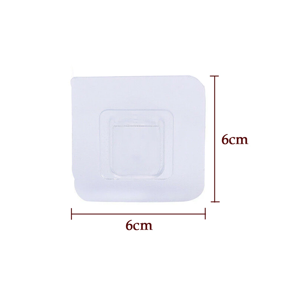 

10x New Double-sided Adhesive Wall Door Hooks For Home Life Hangging Accessories