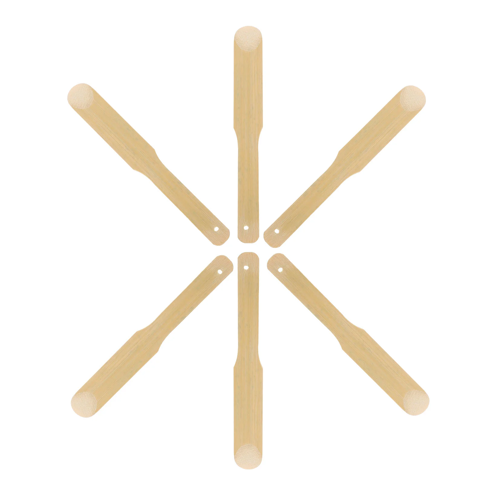 

6 Wooden Cheese Spreader Dumpling Filling Spoons Dessert Buttercream Jam Spreader Stuffing Spoon Kitchen Jar Spatulas Gadget