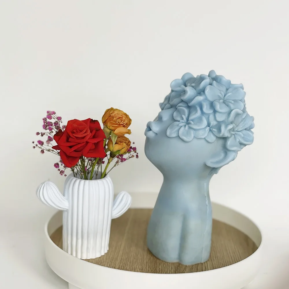 

Силиконовая форма в виде свечи для мальчиков, бабочки, цветы, ангелы, искусство, украшения