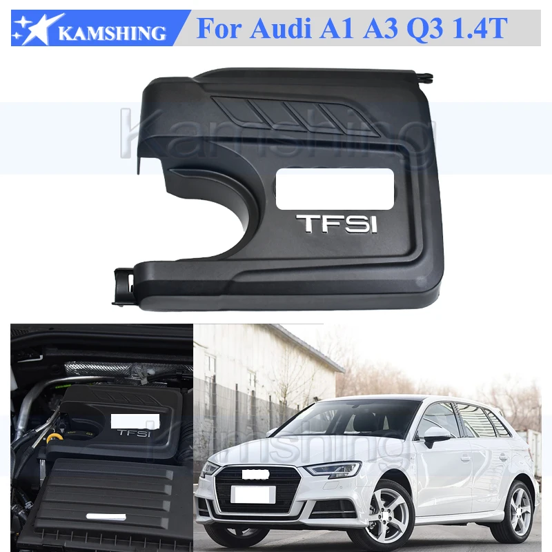 

Защитная крышка двигателя Kamshing для Audi A1 A3 Q3 1,4T, капот двигателя, пылезащитный чехол, крышка двигателя 04E 103925 J