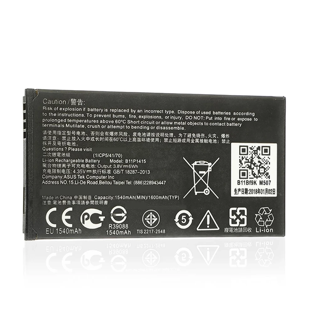 Оригинальный аккумулятор B11P1415 для ASUS ZenFone 4 A400CG Go 5 ZC451TG Z00SD сменные батареи