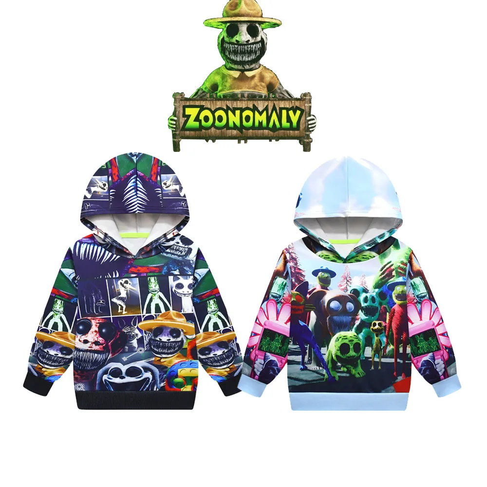 Детская толстовка с капюшоном и принтом зоономия