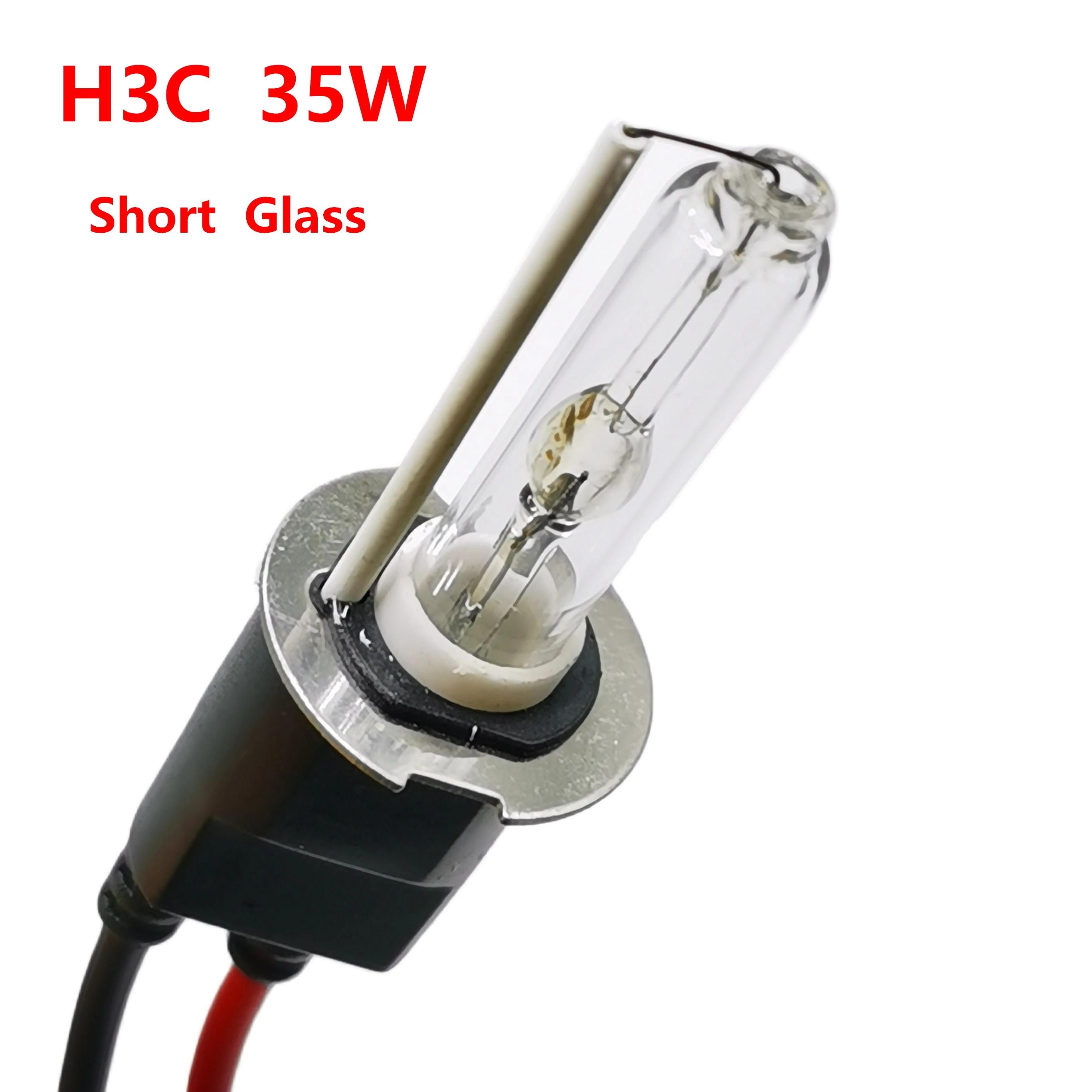 2 шт. H3C H7C короткие стеклянные ксеноновые лампы с металлическим основанием керамические запасные лампы 12 В AC автомобильные HID фары высокого качества