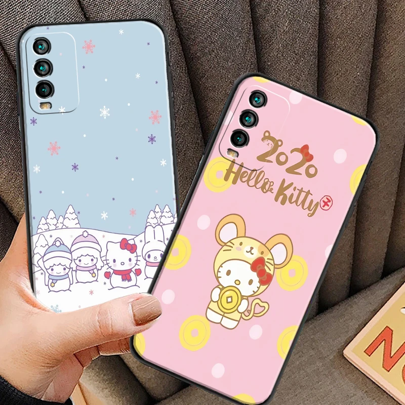

Hello Kitty Cute Phone Cases For Xiaomi POCO X3 GT X3 Pro M3 POCO M3 Pro X3 NFC X3 Mi 11 Mi 11 Lite Cases Coque Soft TPU