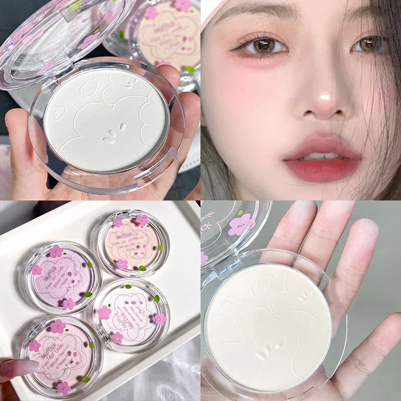 

Flower Pressed Setting Poweder Oil Control Makeup Concealer Smoothing Matte Brightening Dry and Wet Soft Focus Loose Powder