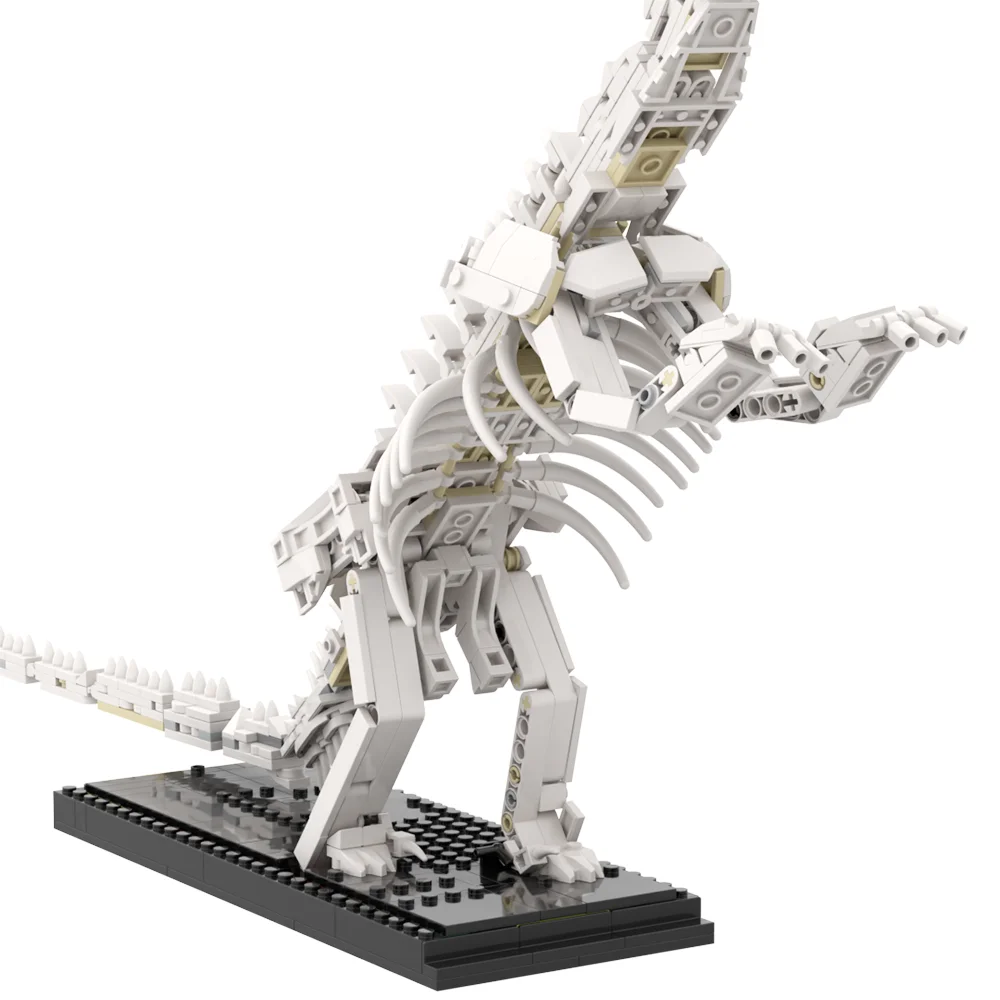 Gobricks MOC 21320, модель скелета барозавра, строительные блоки, длинный вырез, динозавр, мосазавр, ископаемые, кирпичи «сделай сам», игрушка, подарок для детей (art.: 3920ccc824eca) - 3920ccc824eca
