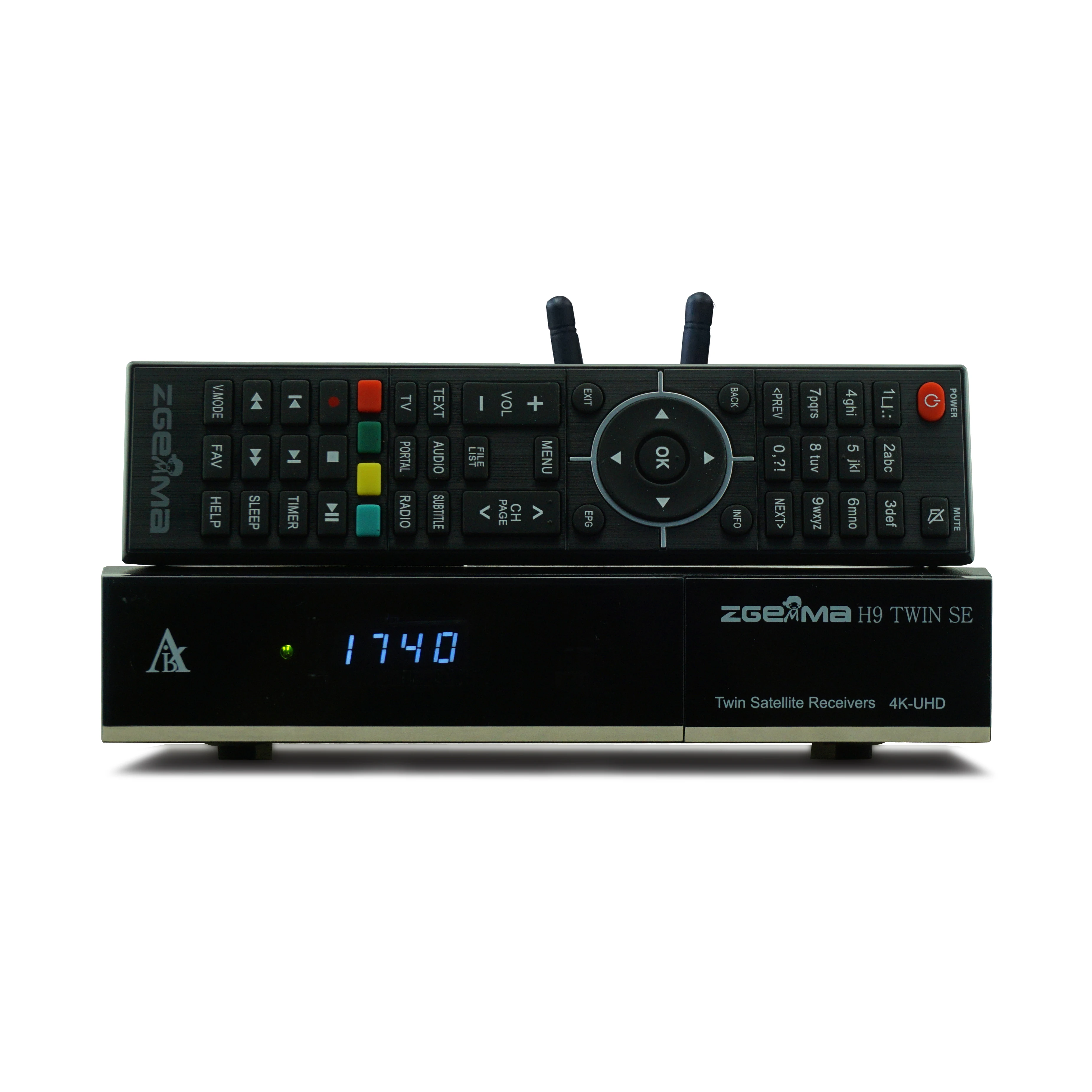 Оригинальный 4K UHD Zgemma box H9 TWIN SE 2 * CI + Linux E2 и android dual OS DVB-S2X TV twin спутниковый ТВ