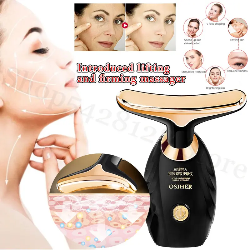 

Imported Lifting and Firming Massager, Facial Beauty Instrument, Absorbs Vibration, Facial Lifting, Firming and Anti-wrinkle