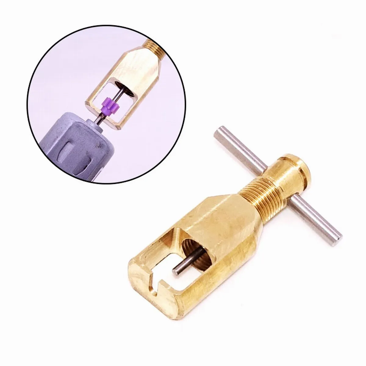 

Медный приспособление для вытягивания зубцов 15422, инструмент для вытягивания зубцов двигателя для Tamiya Mini 4WD, радиоуправляемая модель автомобиля, лодки, вертолета