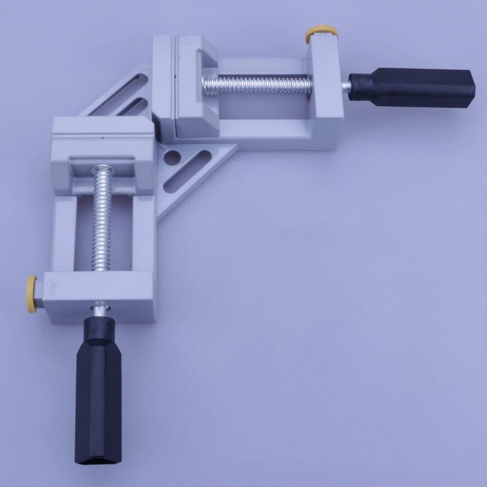 

90 Degree Clips Corner Right Angle Clamps Woodworking Tools Double Handle For CNC Engraving Machine Milling Tool