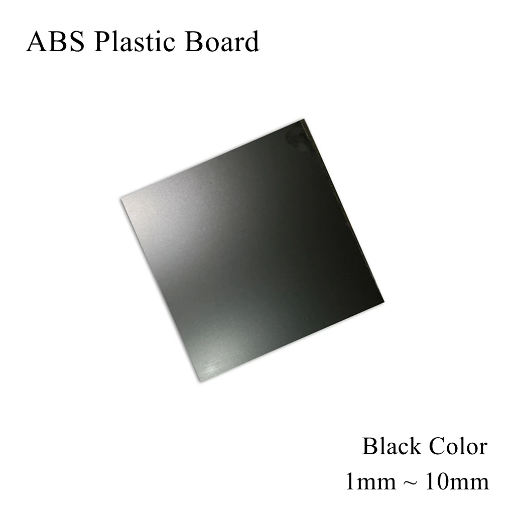 

ABS Board Black Vacuum Forming Plastic Hard Rigid Sheet Fireproof Flame Retardant Panel Pad Plate Laminate Diy Hand Made Model