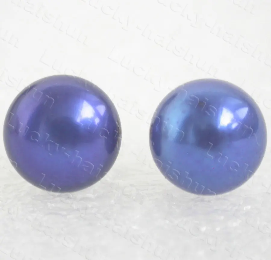 Серьги-гвоздики с пресноводным жемчугом, 11 мм