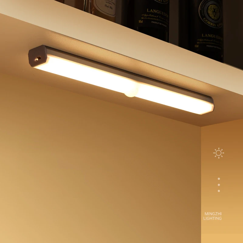 Led Night Light Motion Sensor Wireless Lights USB Rechargeable Bedroom Closet Lighting Cabinet Kitchen Magnetic Room Aisle Lamp