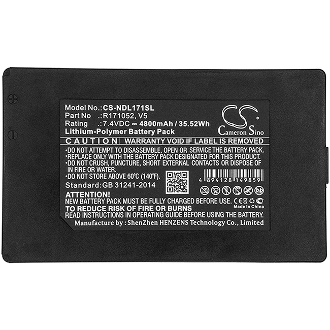 

Cameron Sino 4800mAh Battery For Ideal SecuriTEST IP Ideal R171052 V5