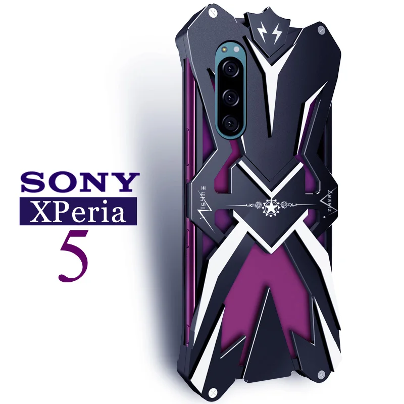 

Original Zimon Metal Luxury New Thor Heavy Duty Armor Metal Aluminum Phone Case For Sony Xperia 1 5 10 Ii Iii Iv Cases Cover