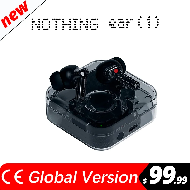  Беспроводные наушники NOTHING EAR с активным шумоподавлением, настоящие беспроводные Bluetooth наушники-вкладыши 