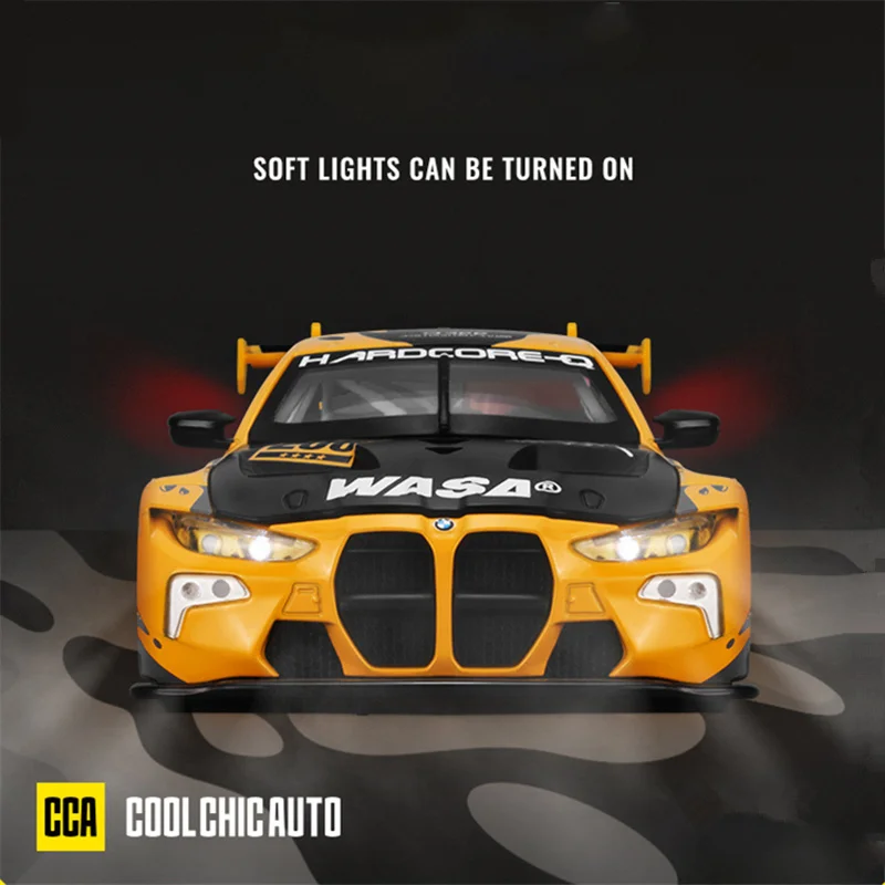 WASA Joint Edition 1:24 BMW M4 GT3 AUDI R8 LMS Легкосплавная модель спортивного автомобиля Литье под